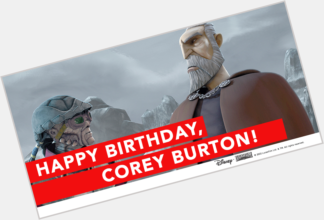 Happy Birthday, Corey Burton!  