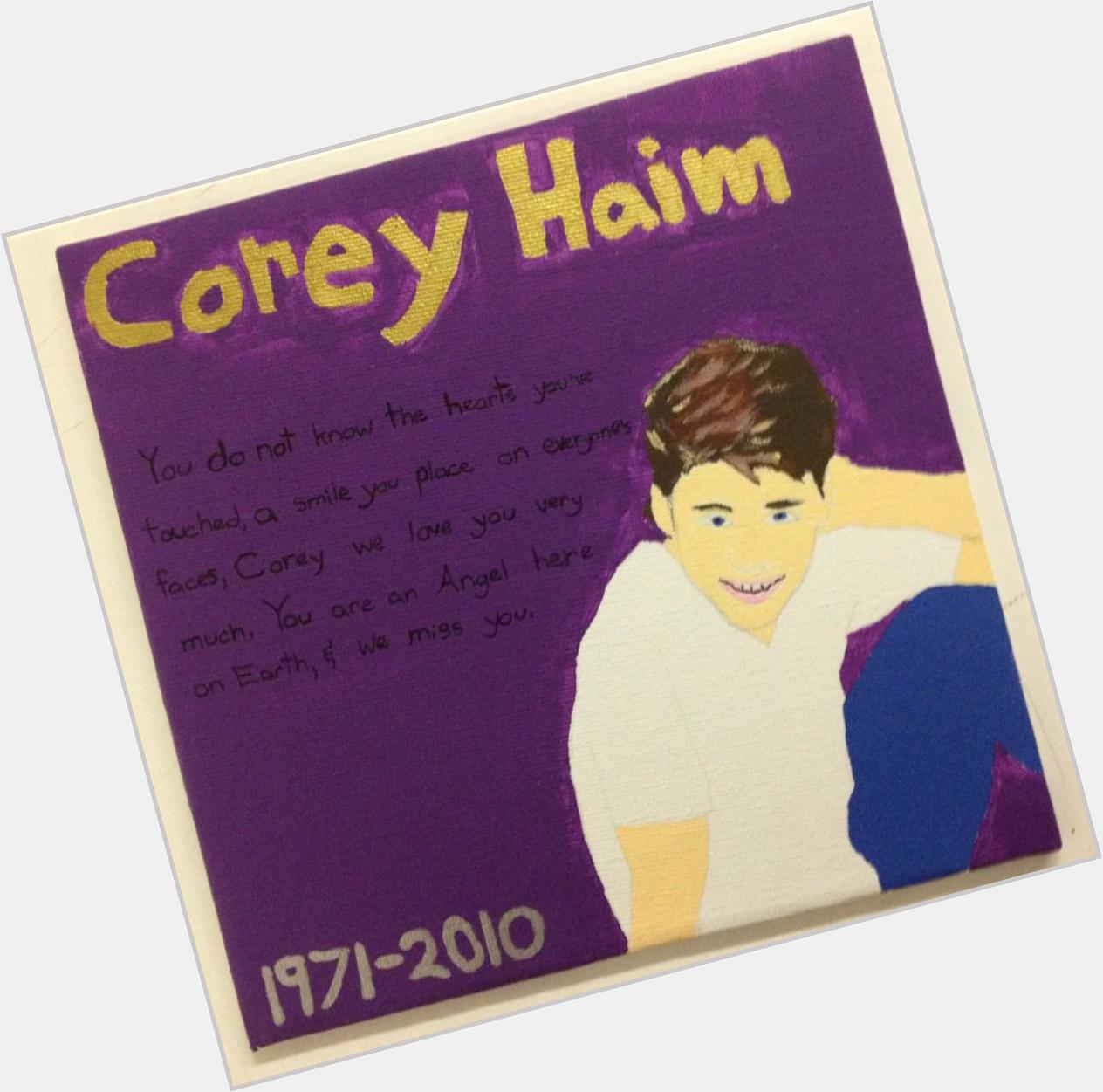  Happy 43rd Birthday Corey Haim. I made U a little something. Love U & Miss U 