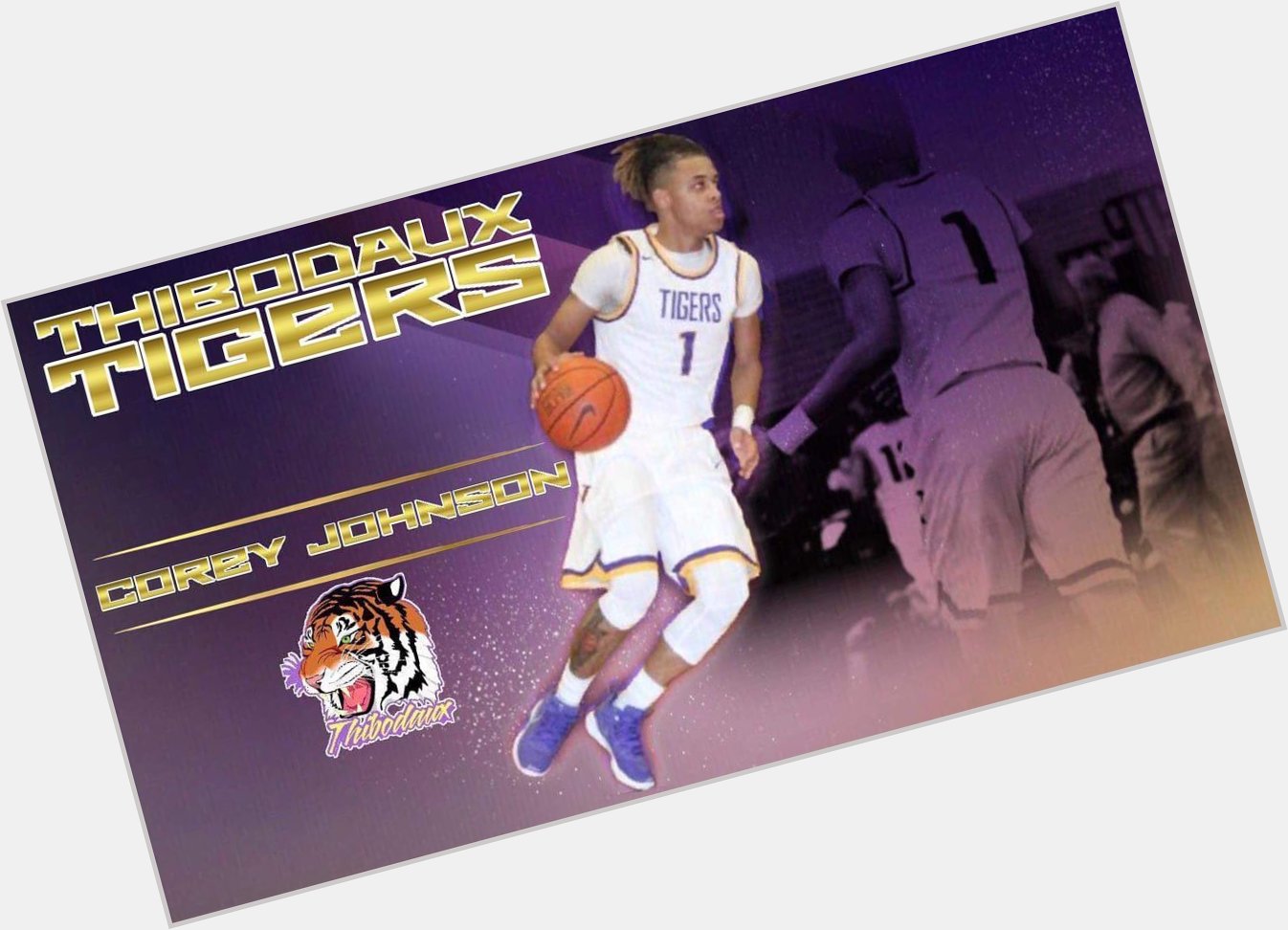 Happy Birthday too my son Corey Johnson!! Thibodaux High C/O2018 