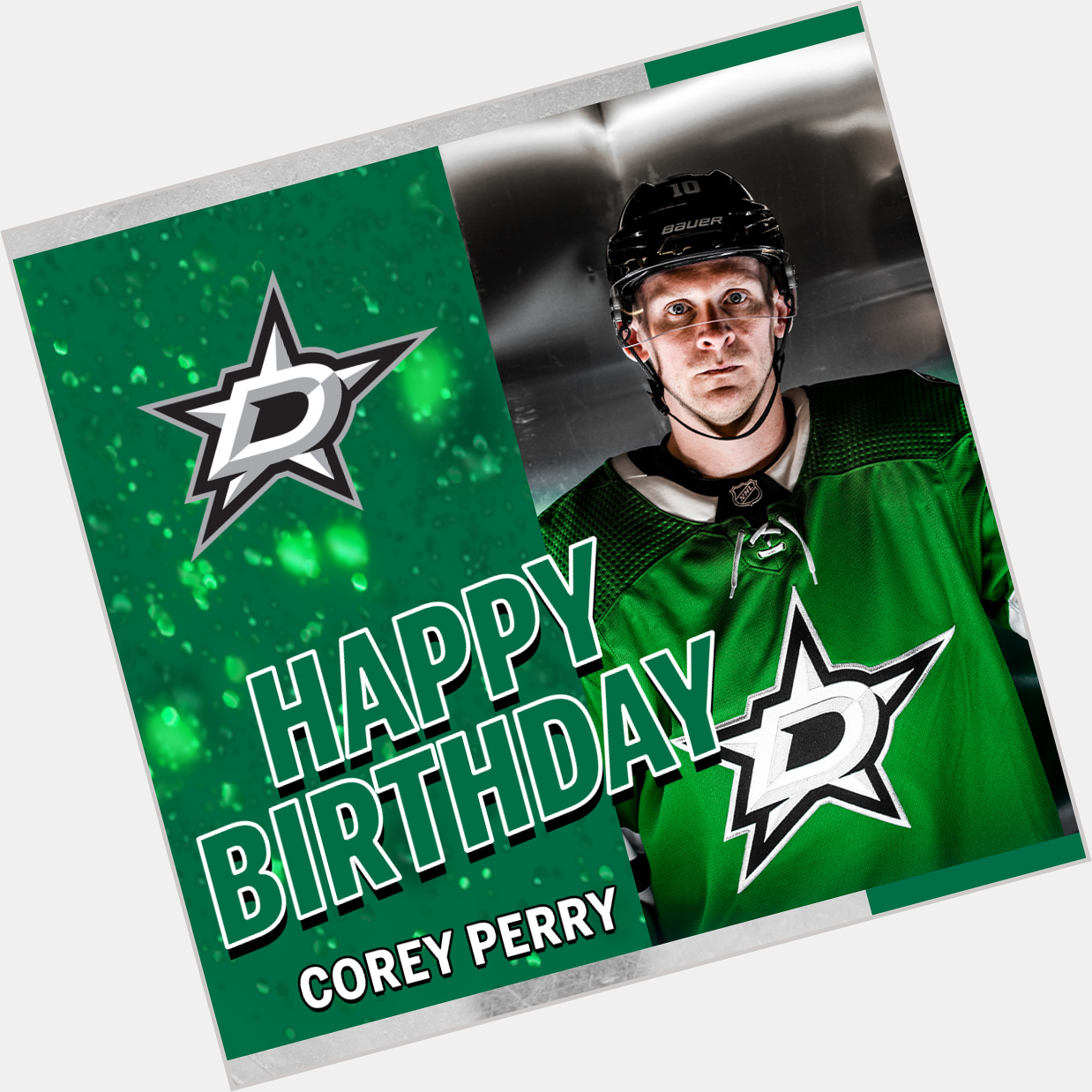 No. 10 takes on the big 3  5  !

A big happy 35th birthday goes out to Corey Perry!  | 
