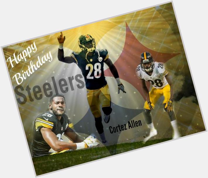 Wishing Pittsburgh Steelers Cortez Allen a very Happy 26th Birthday!   