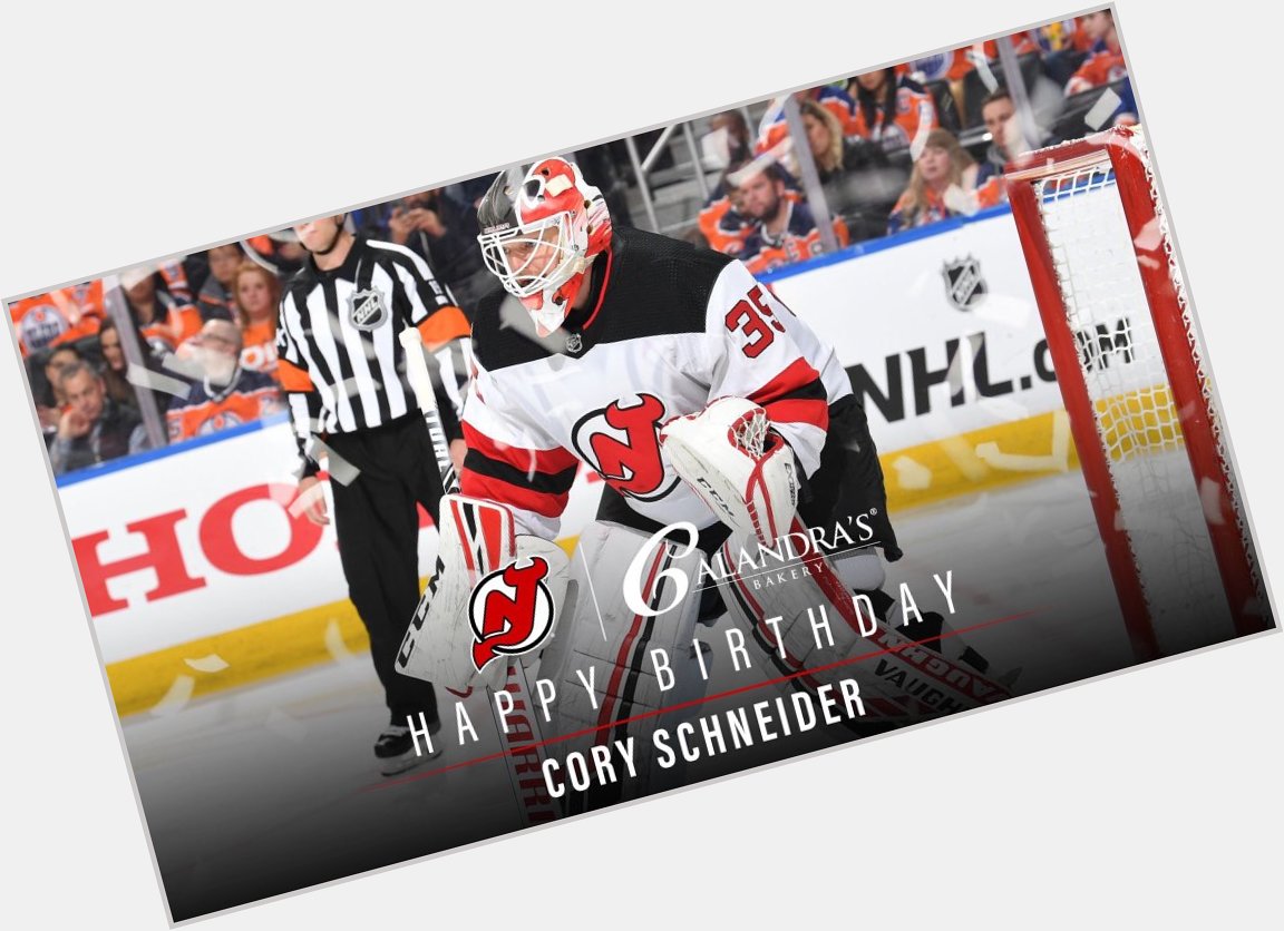 Happy 33rd birthday to our NJ Devils goaltender, Cory Schneider! 