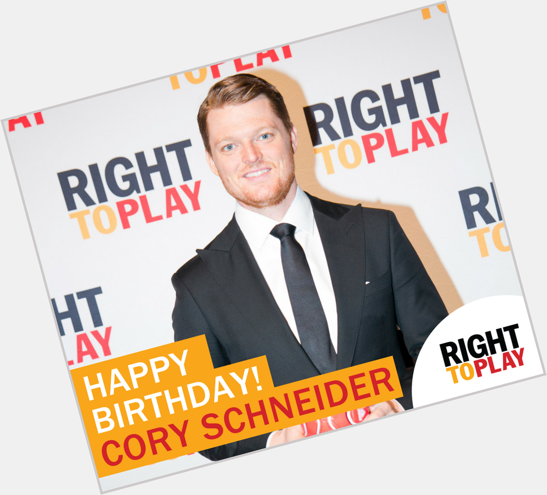 Happy Birthday to our Athlete Supporter, Goalie Cory Schneider! 