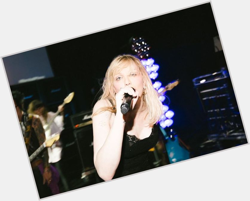Happy birthday Courtney Love.

Photo: Love performing at a Marshall bas ...   