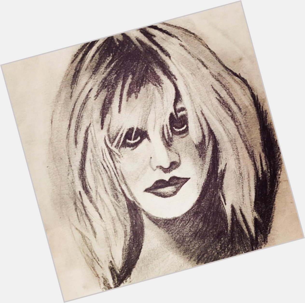 Happy Birthday to Courtney Love.   I really need to draw her again, I ve gotten so much better since then. 
