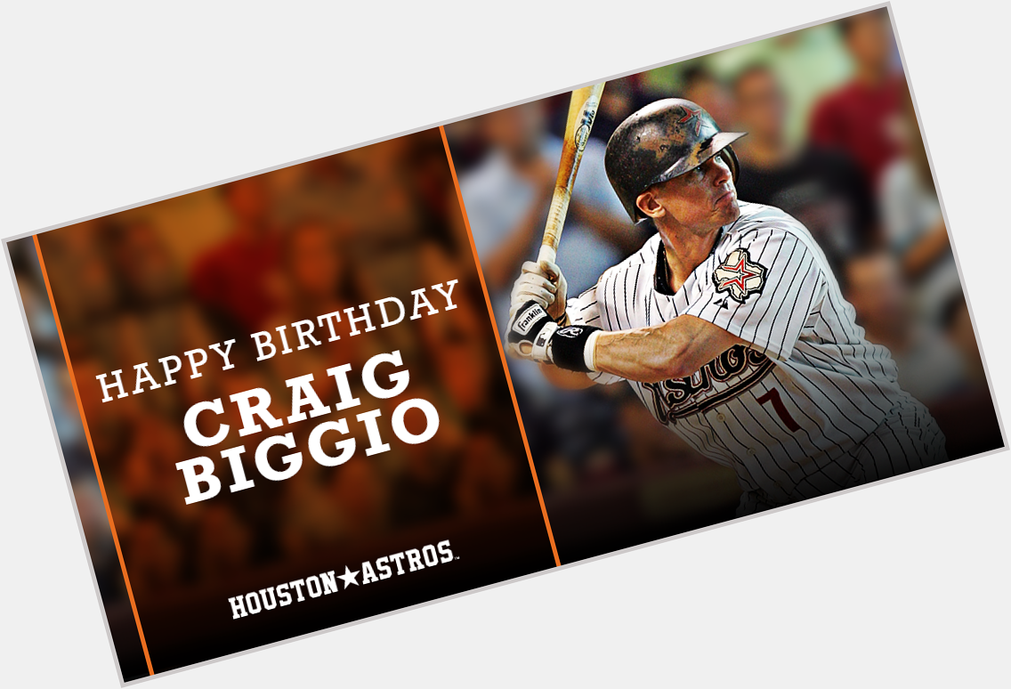 Happy birthday Craig Biggio! to wish our legend a happy 49th birthday. 