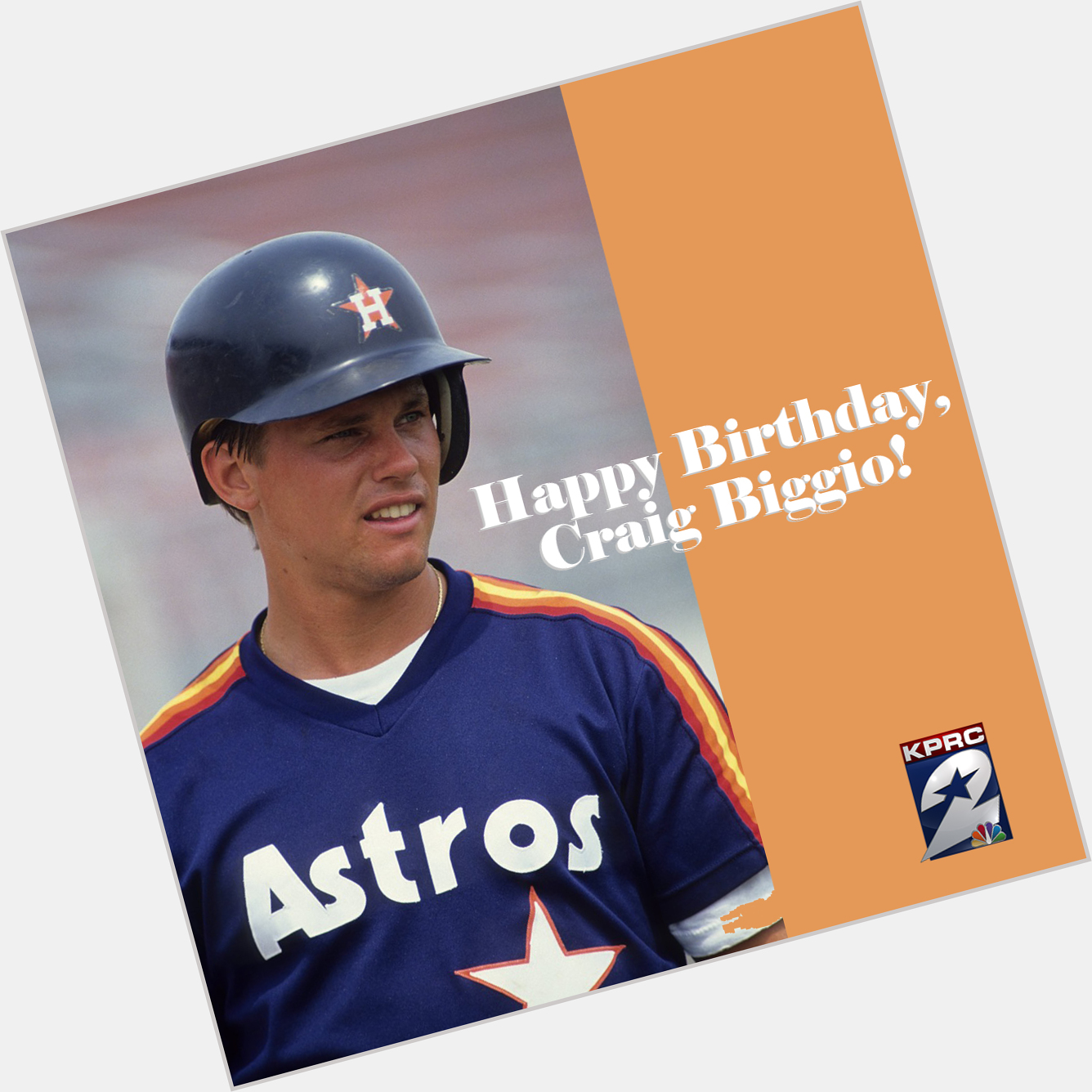 Happy Birthday, Craig Biggio! The Hall of Famer is 55 years old today!  