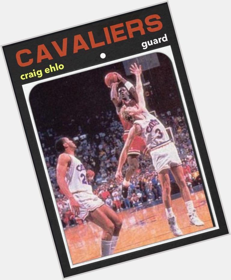 Happy 54th birthday to Craig Ehlo. Really good defender, but you\d never know it b/c he got stuck guarding MJ 