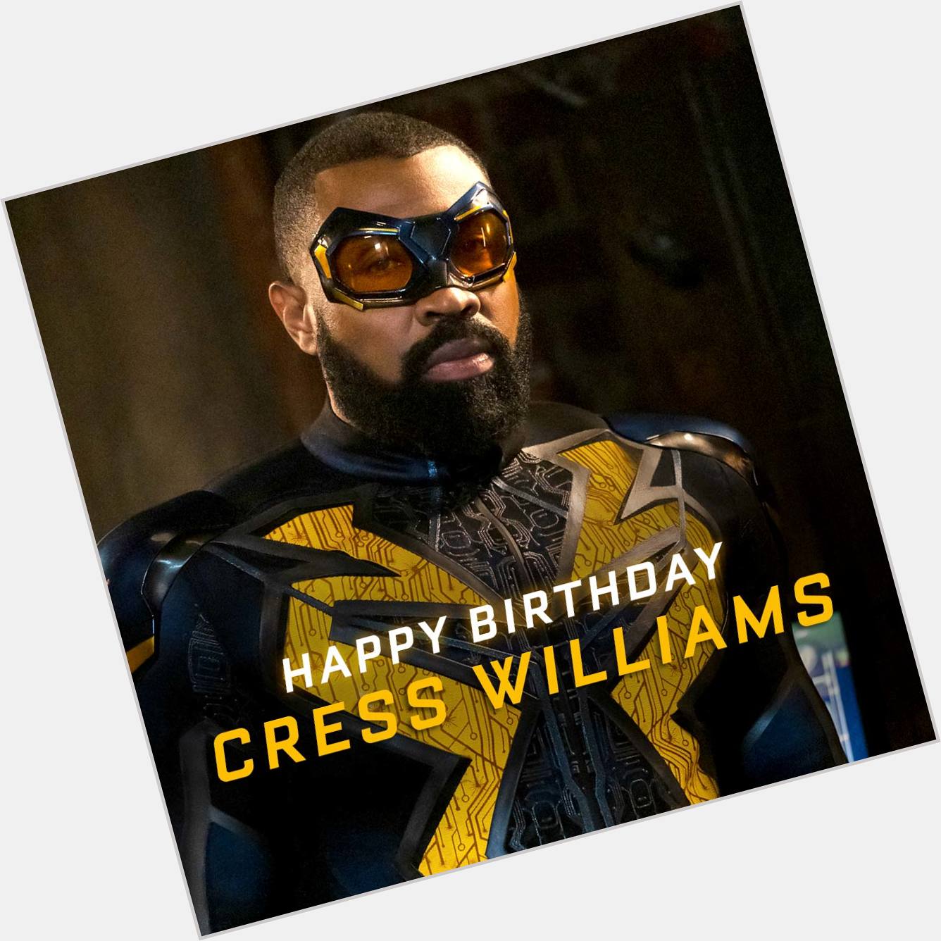 Always putting others before himself. Happy Birthday, Cress Williams! 