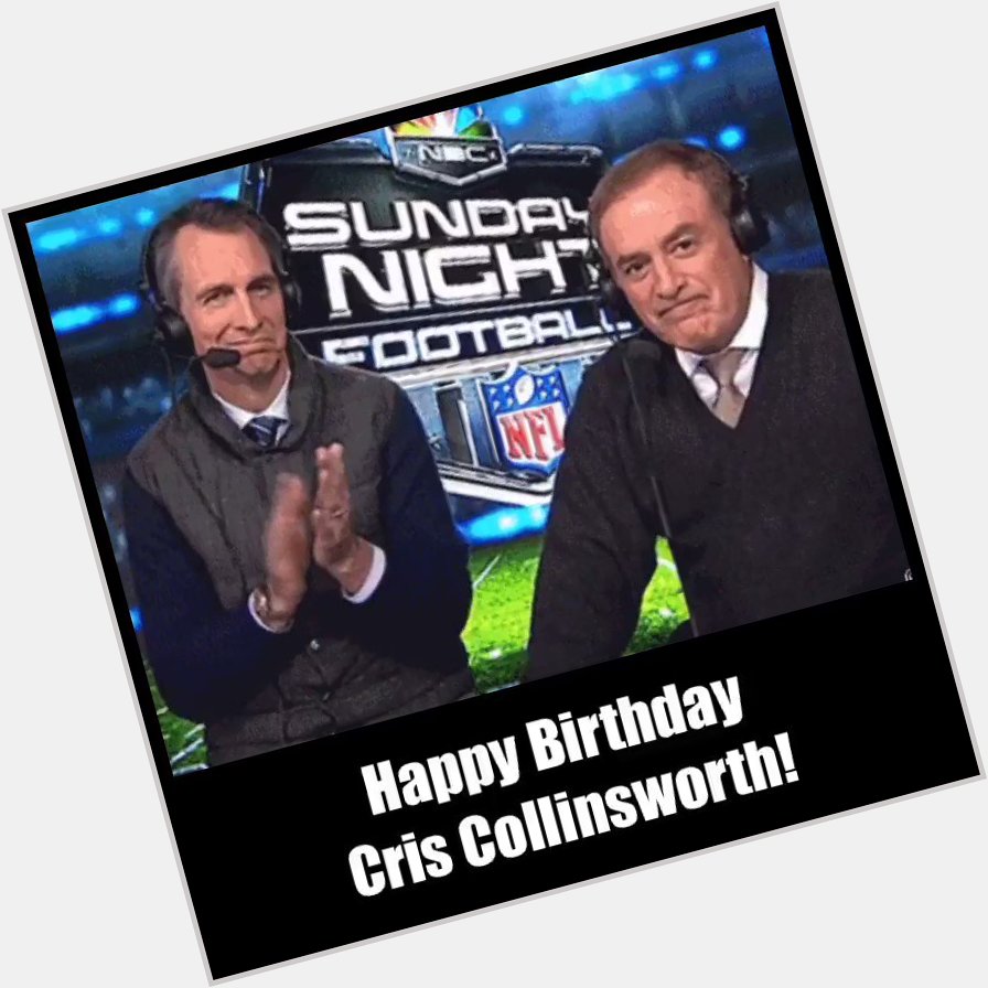Happy Birthday Cris Collinsworth!  

Give us an athlete that transitioned to the booth beautifully (or tragically)! 