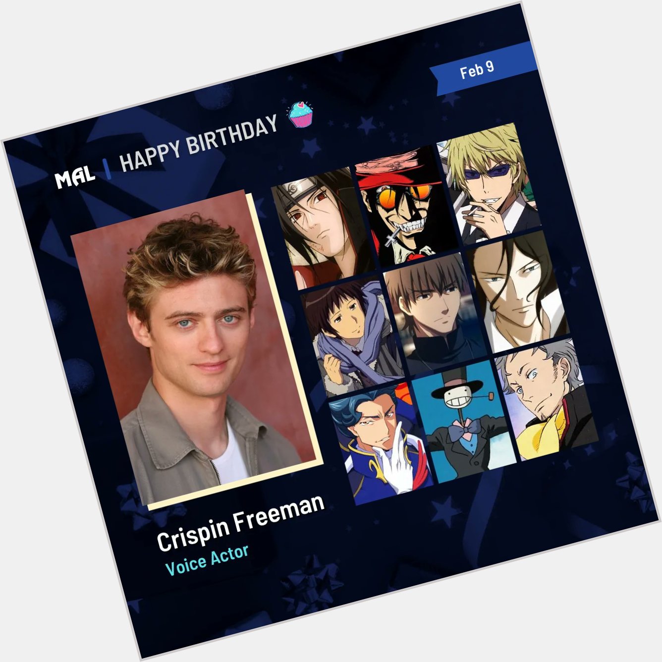 Happy Birthday to Crispin Freeman! Full Profile:  