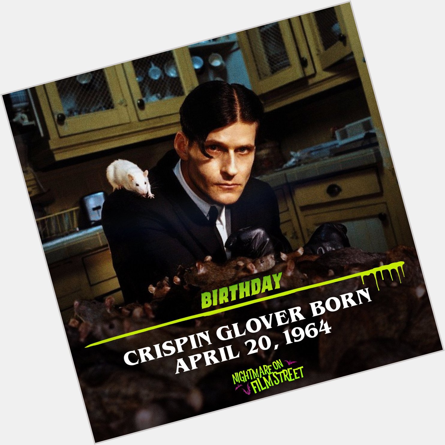Happy Horror Birthday to CRISPIN GLOVER - born in 1964! 