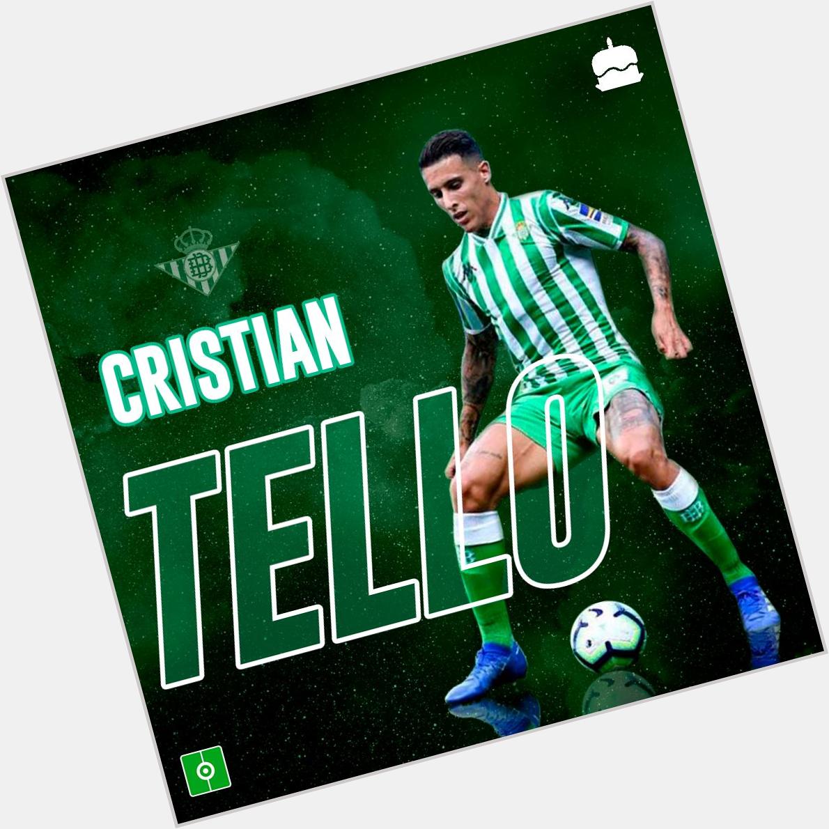 Ex-Barca player Cristian Tello, now at Betis, has turned 28. Happy birthday!   