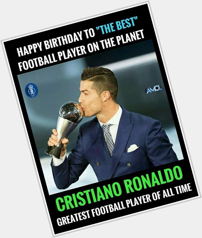 Happy 32nd Birthday to king Cristiano Ronaldo   