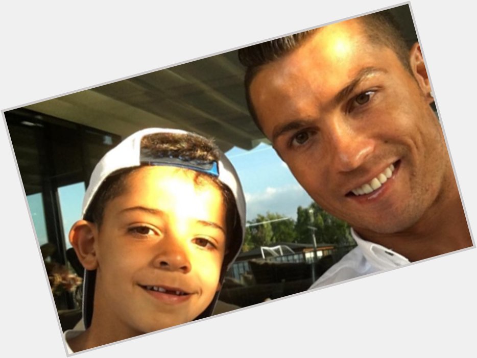 Happy birthday The footballer celebrated with his adorable son Cristiano:  