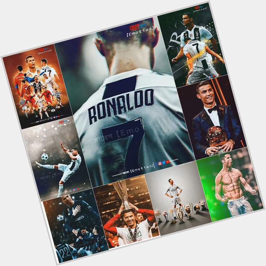 Happy birthday to the greatest of all time cristiano Ronaldo 