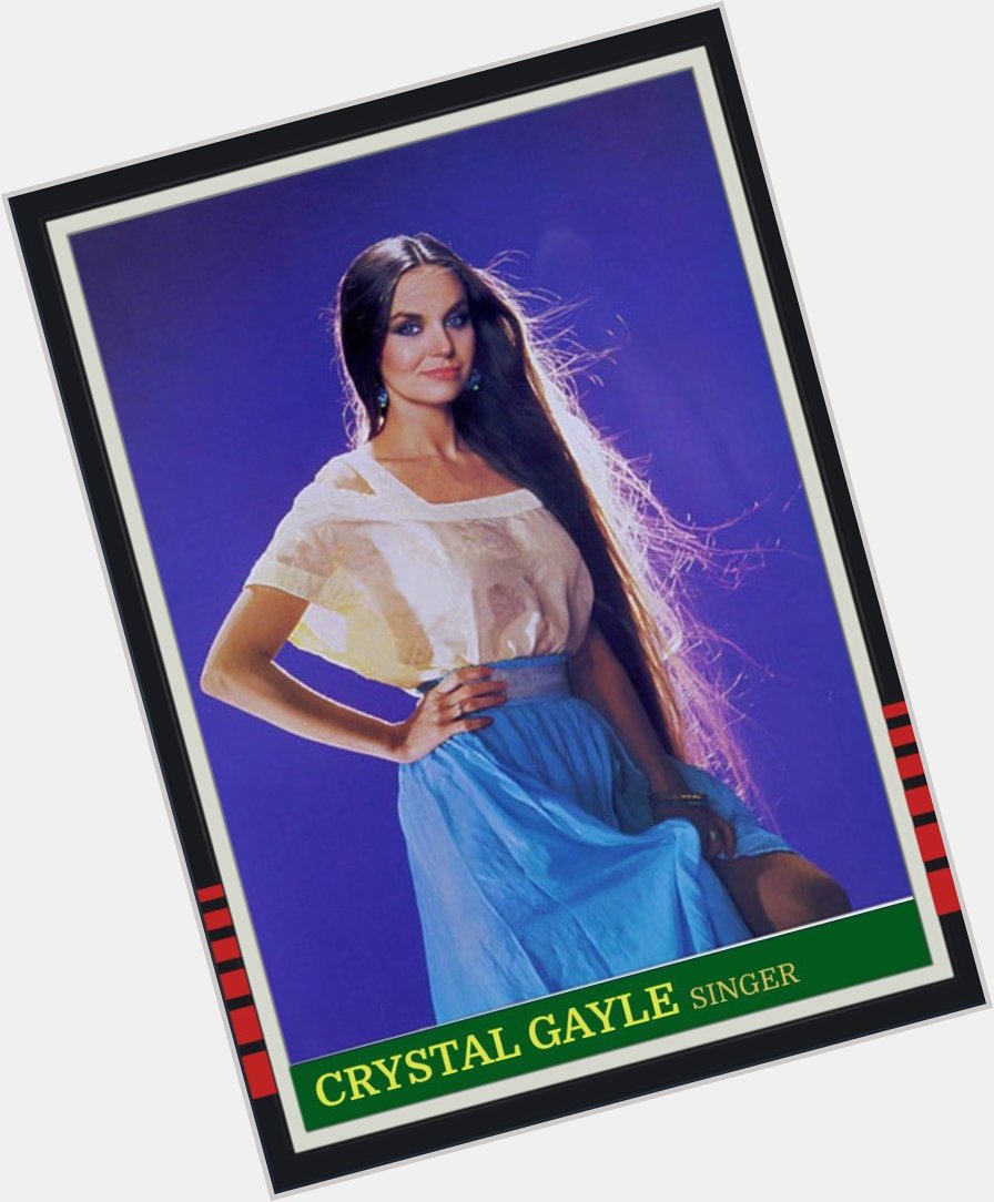 Happy 66th birthday to Crystal Gayle. 