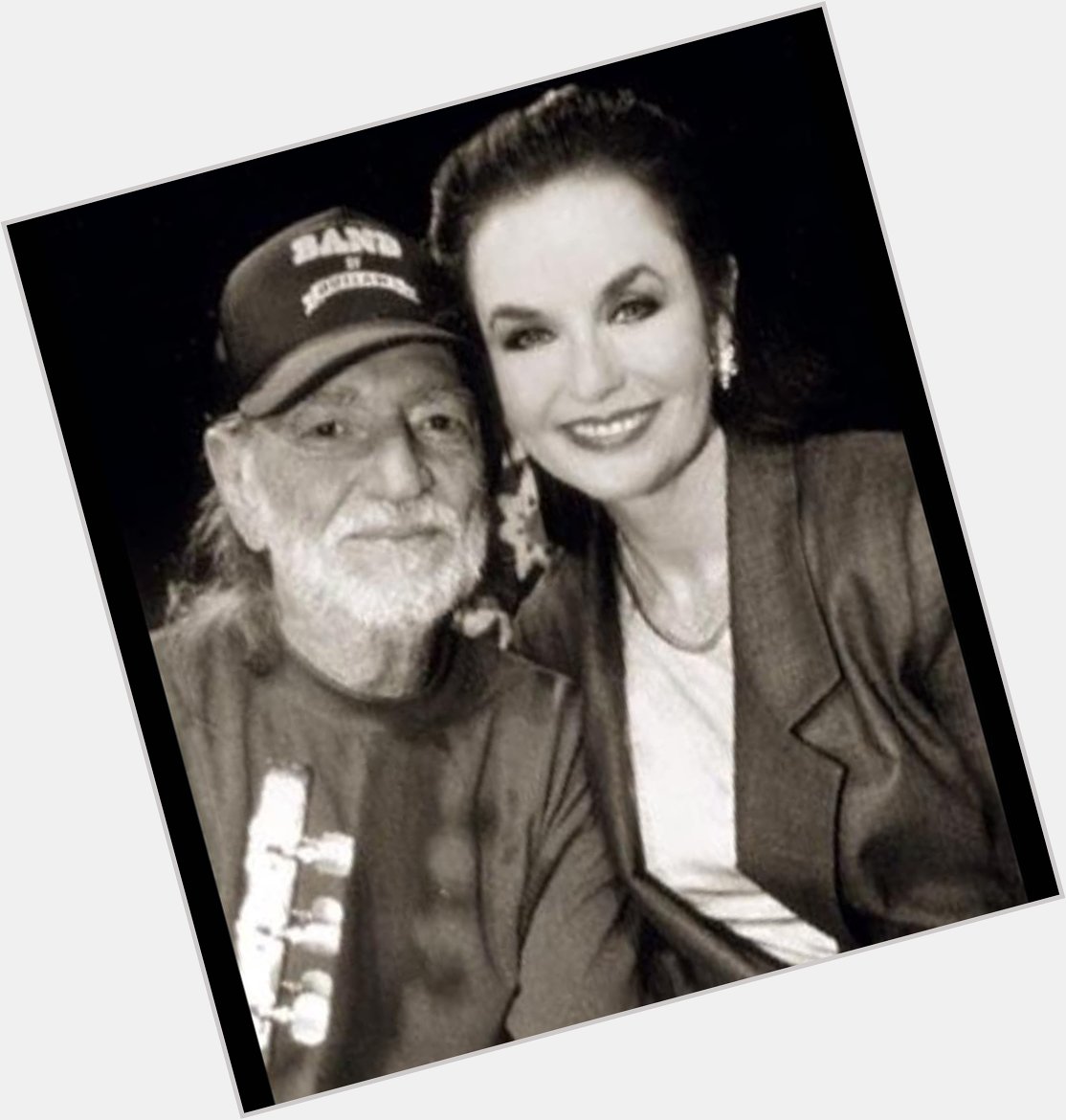 Happy Birthday to Crystal Gayle who turns 71 today!   Pictured here with Willie Nelson. 