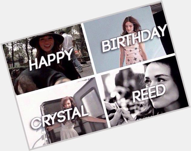Happy Birthday Crystal Reed                               