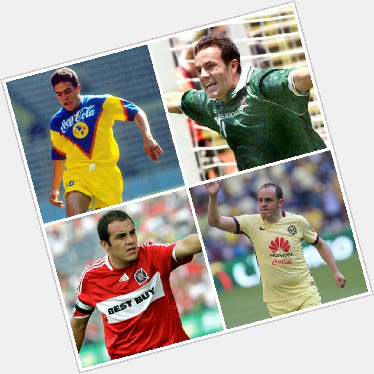 From to  & everywhere in between. Happy birthday to Cuauhtémoc Blanco! 