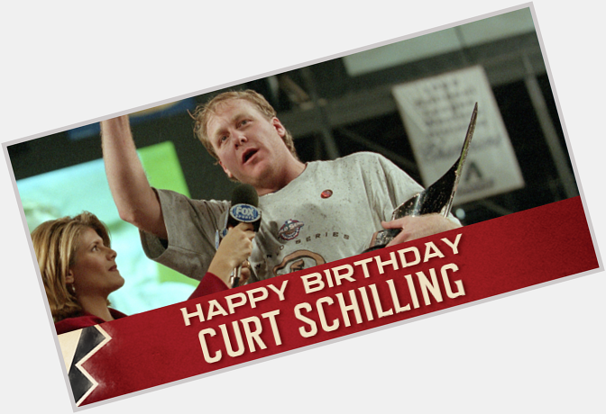 Happy Birthday to former great and 2001 World Series co-MVP Curt Schilling! 