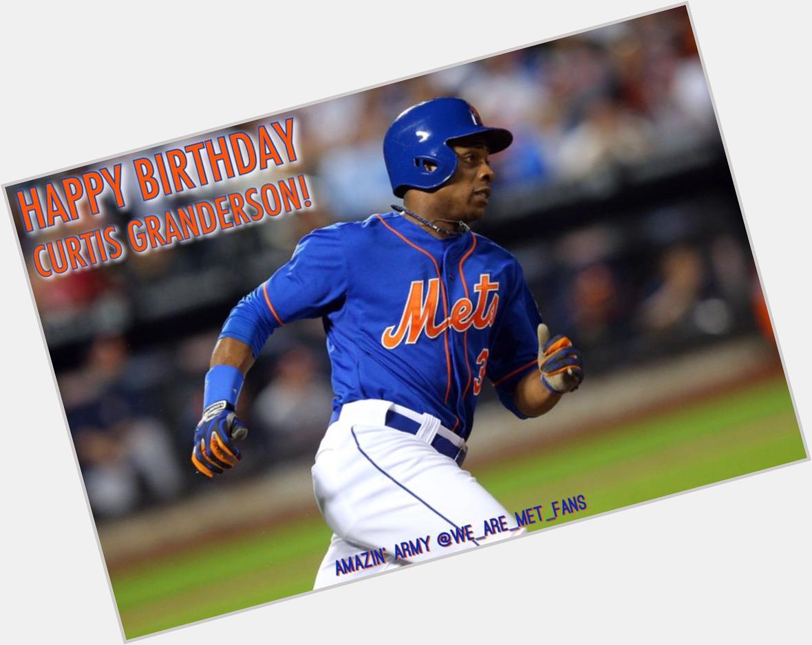 Happy Birthday to Mets outfielder Curtis Granderson! 
