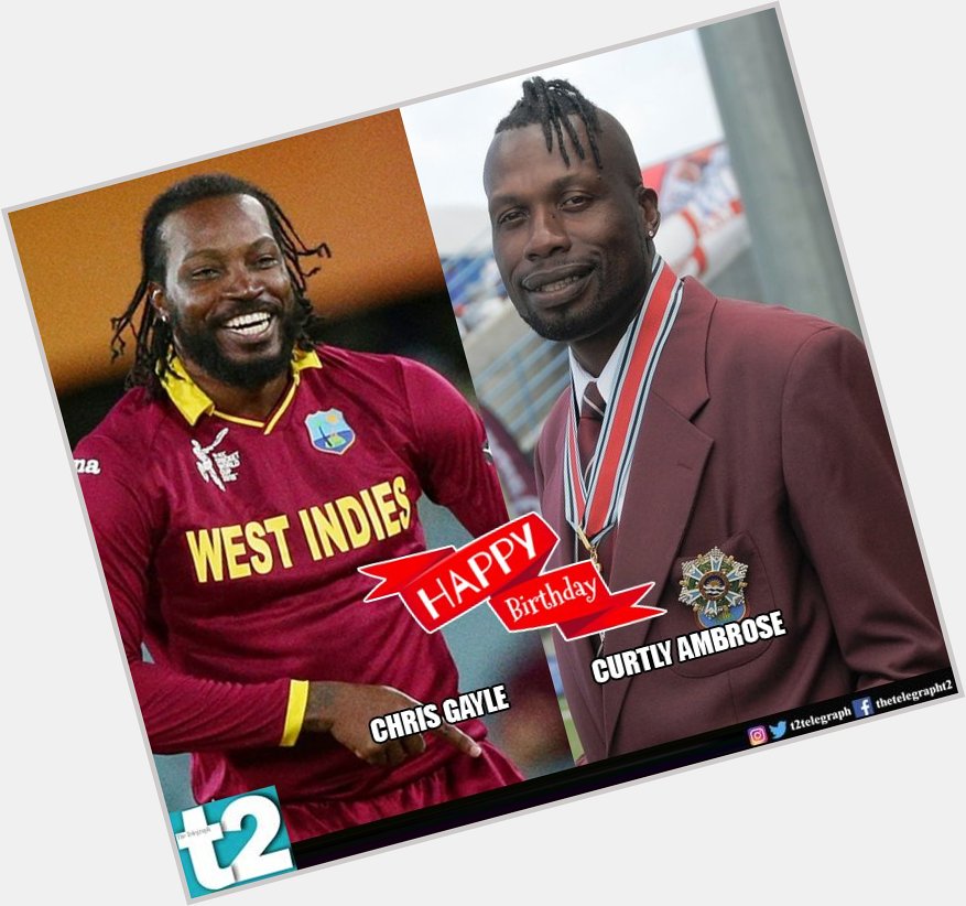 Happy birthday to West Indian greats Curtly Ambrose and 