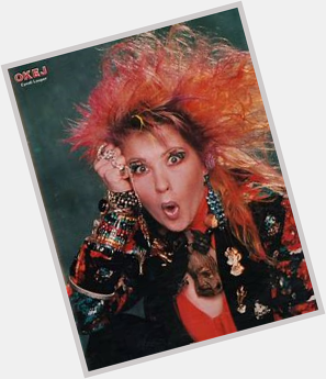 Happy 66th birthday to singer Cyndi Lauper! She\s so unusual indeed! 