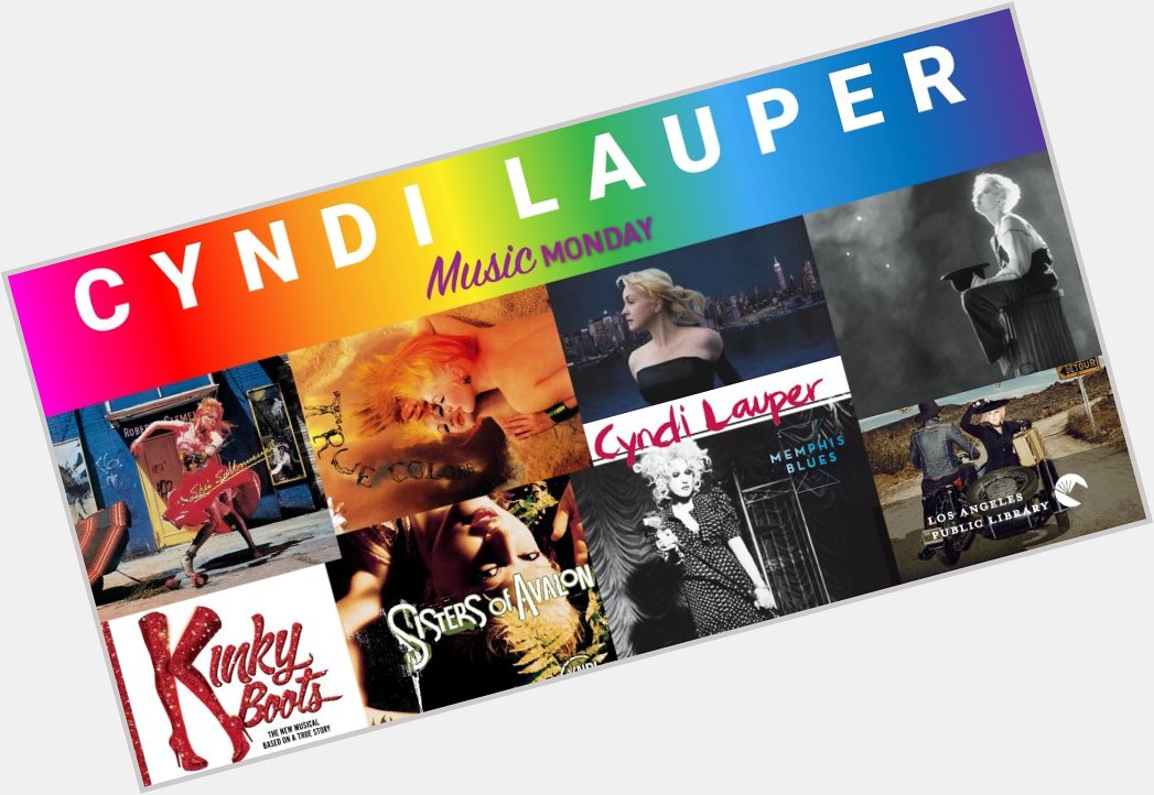 New Blog Post:  Music Monday: Happy Birthday, Cyndi Lauper!  
