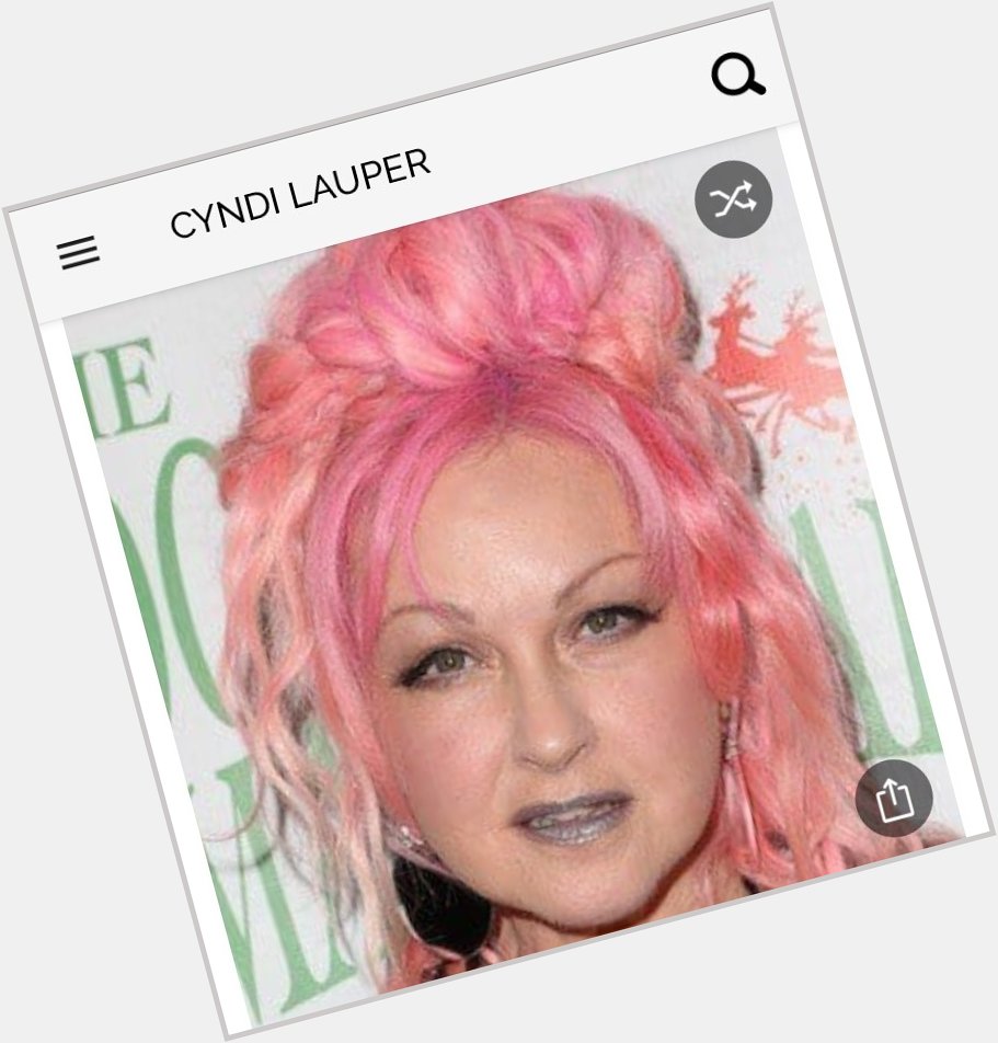 Happy birthday to this iconic singer.  Happy birthday to Cyndi Lauper 