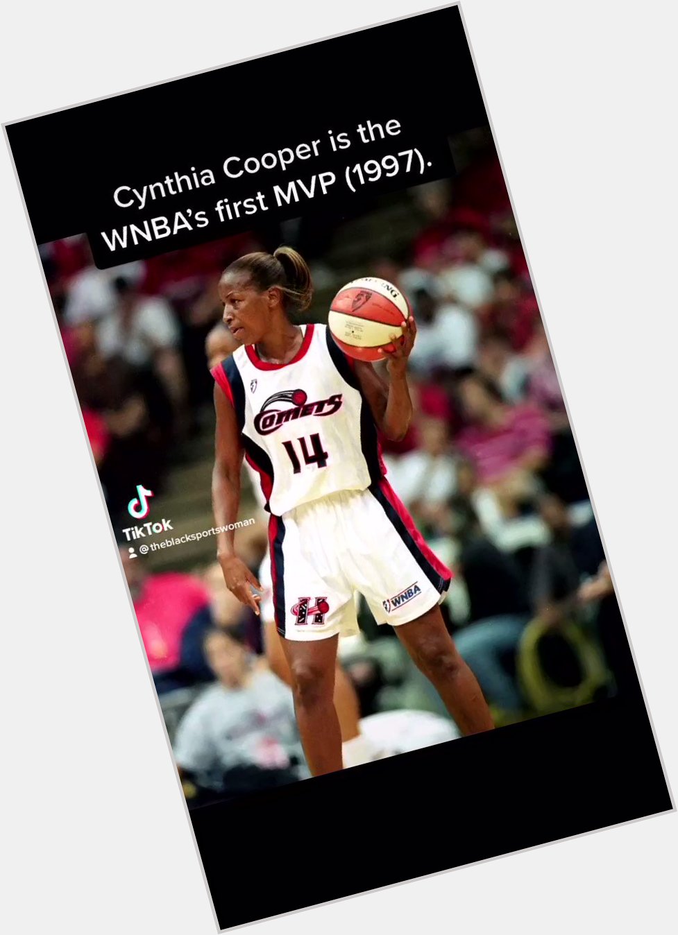 How many can say they have a resume like Cynthia Cooper? Also, happy belated birthday 