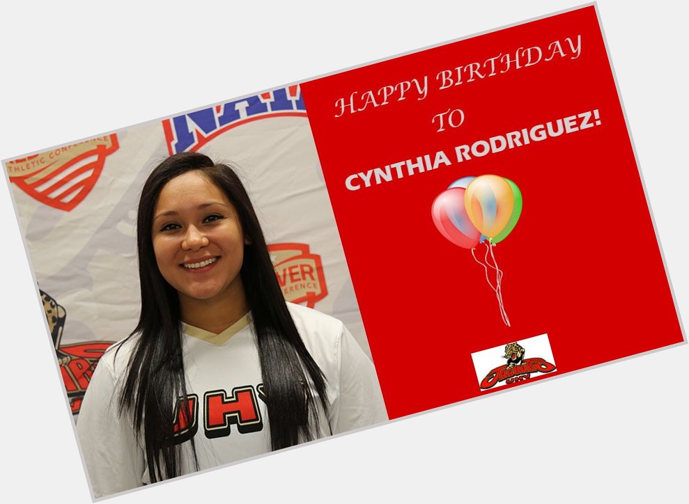 A big Happy Birthday shout out to UHV soccer player Cynthia Rodriguez!! 