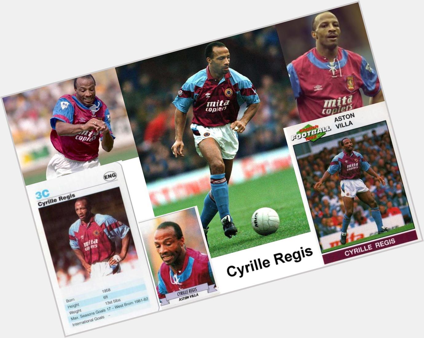 Happy Birthday 
Cyrille Regis 9 February 1958
played for Villa 1991 1993
52 games 12 goals 