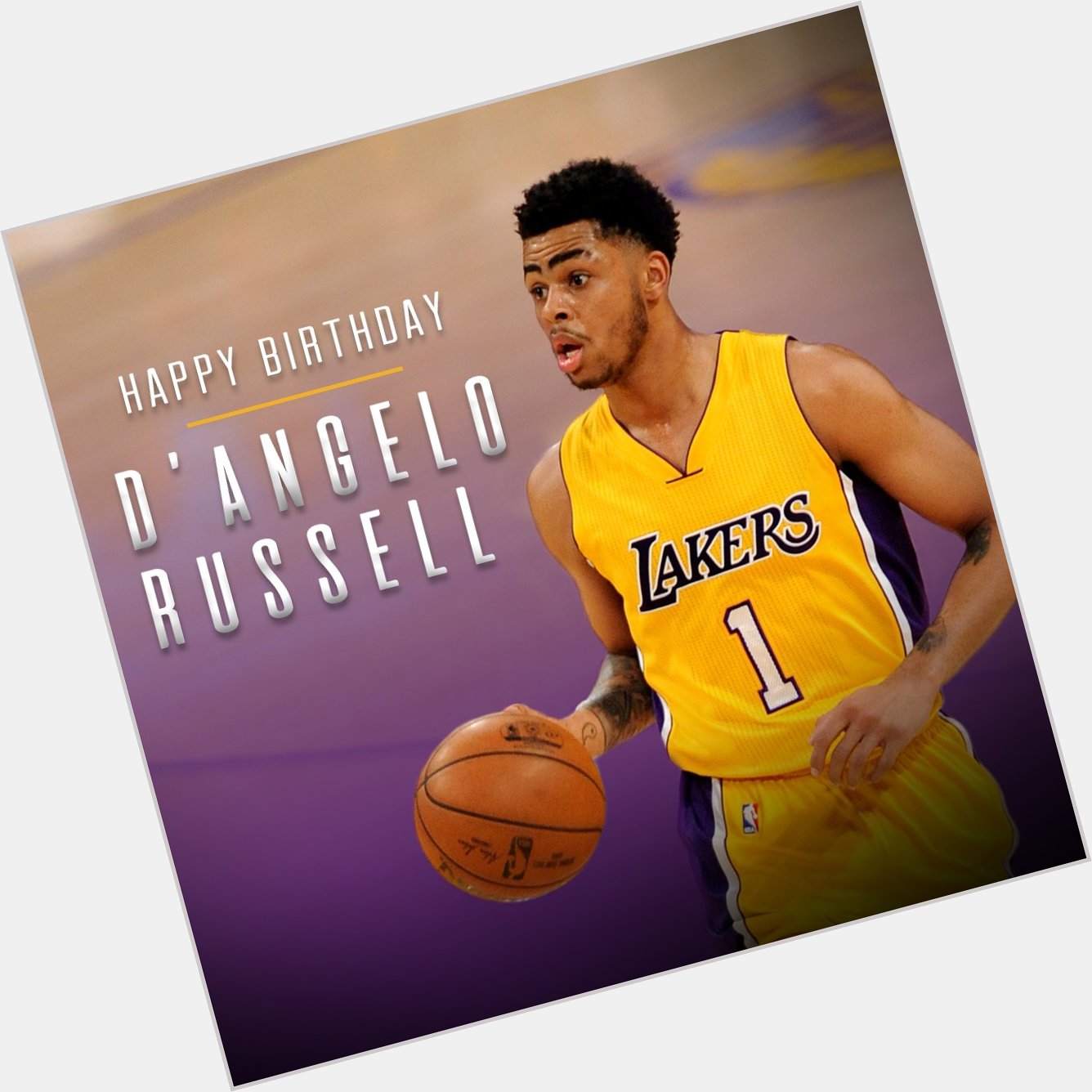 Happy 21st Birthday to guard D\Angelo Russell! 