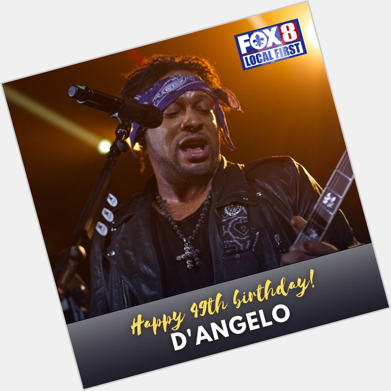 FOX8NOLA: Happy birthday to soul powerhouse D\Angelo, who turned 49 on Saturday! 