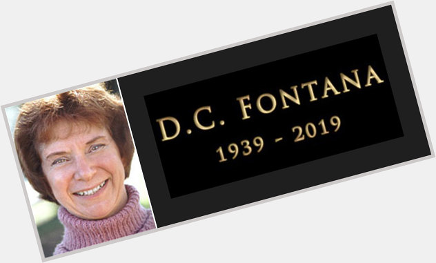 Happy TOSS Birthday to the late great D.C. Fontana! A very large part of the Star Trek world. 