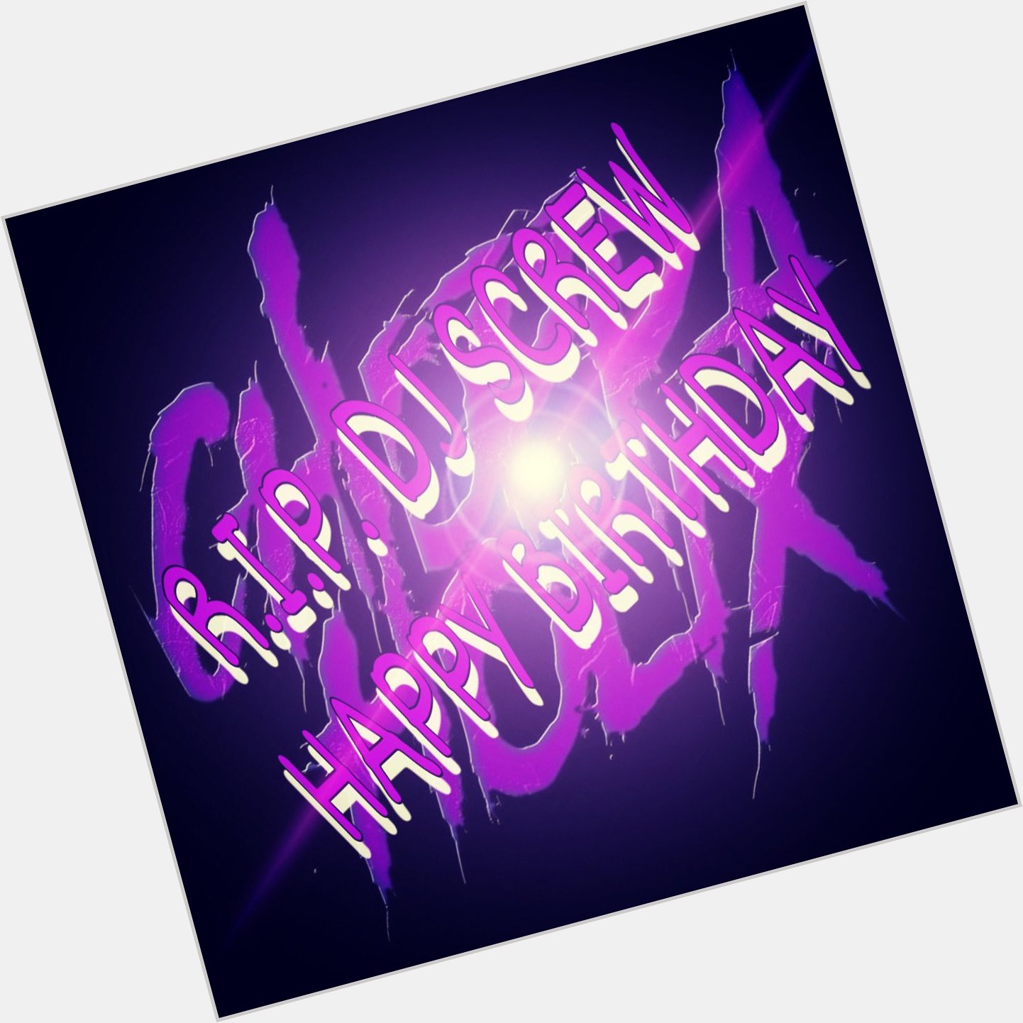 Happy Birthday DJ Screw!! 