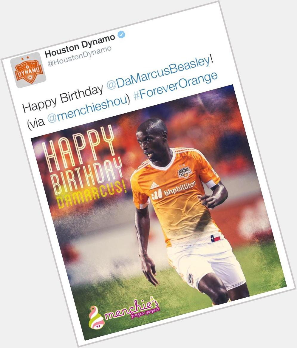   ChampgneSoccer: HoustonDynamo give DaMarcus Beasley a Happy Birthday message even though... It\s n 