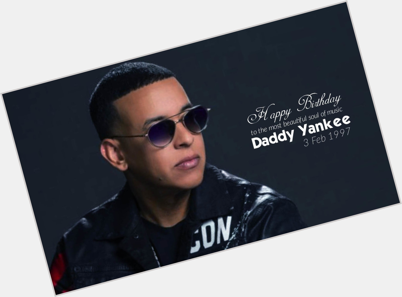 Happy Birthday to the most beautiful soul of music Daddy Yankee, born on 3 Feb 1997. 