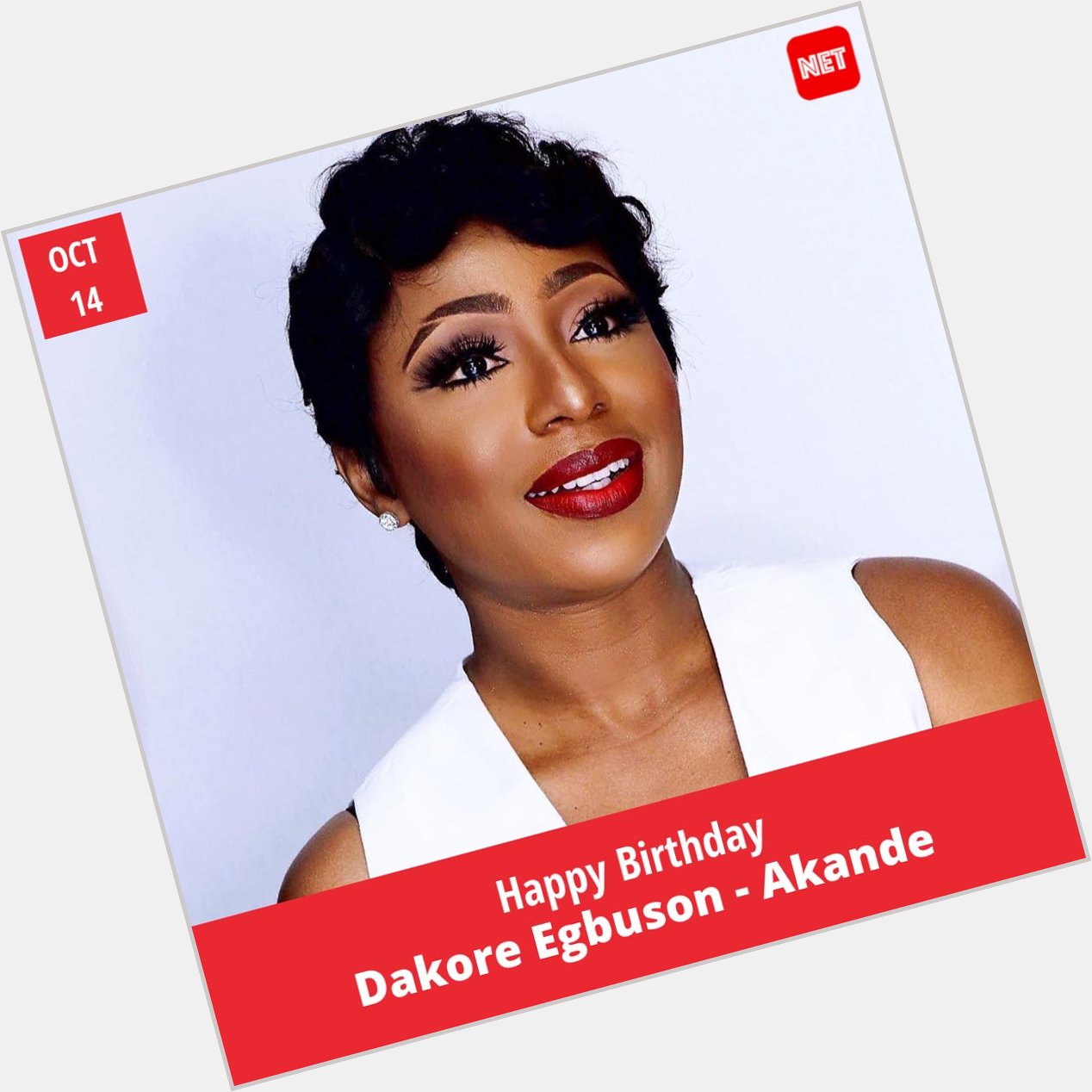 Happy Birthday Dakore Egbuson-Akande!
Wishing you long life, peace, joy, love and plenty money! 