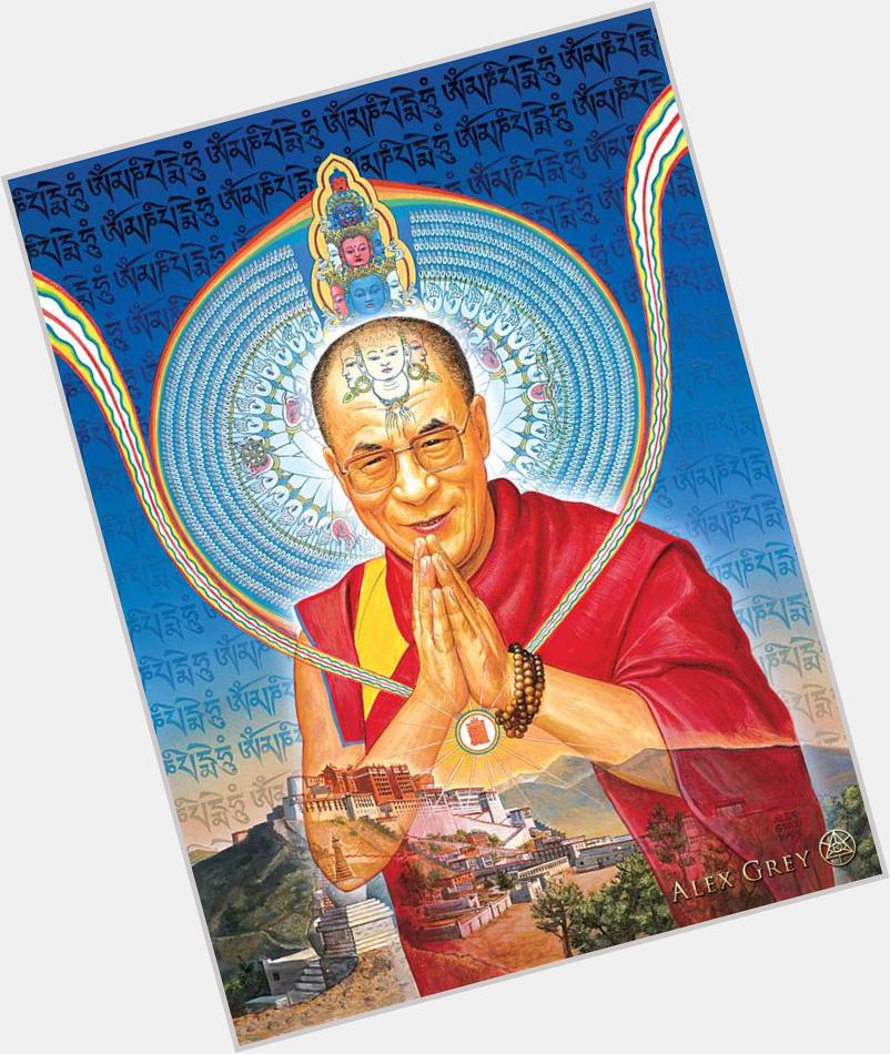 Happy Birthday to the Dalai Lama! - painting courtesy of 