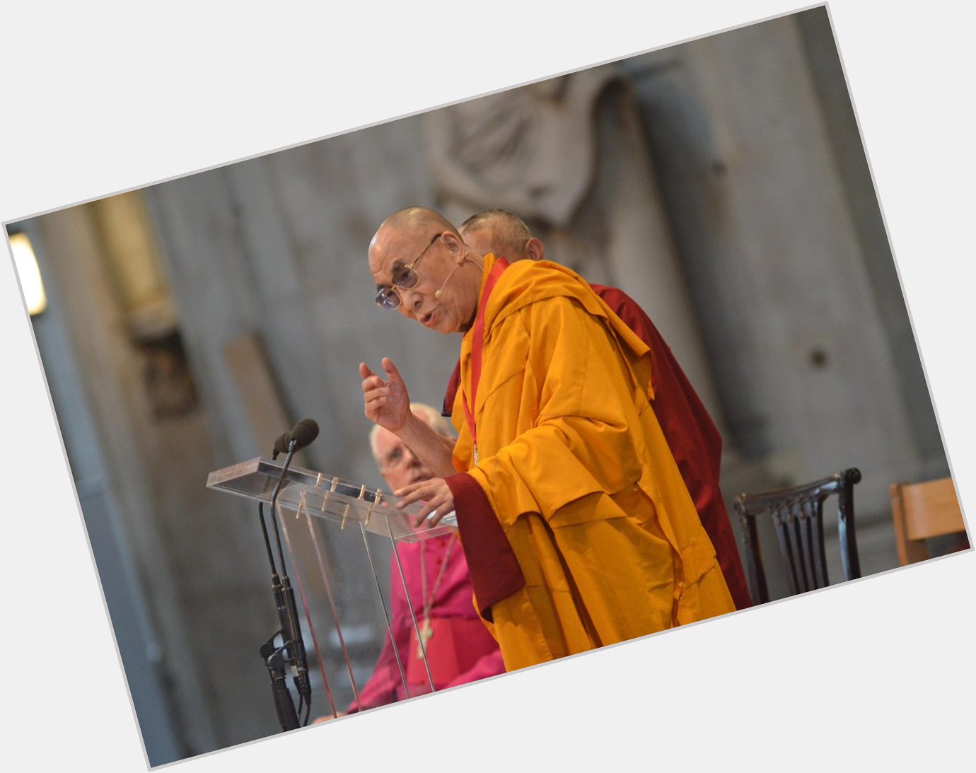 A very happy 80th birthday to HH the Dalai Lama! We were delighted to welcome him to St Paul\s in 2012. 