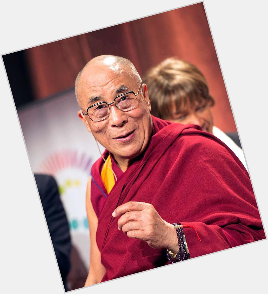 Happy 80th birthday Tenzin Gyatso,better known as the Holiness the 14th Dalai Lama  Glastonbury 