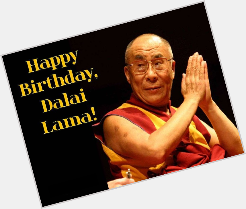 Happy 80th Birthday to the Dalai Lama!  