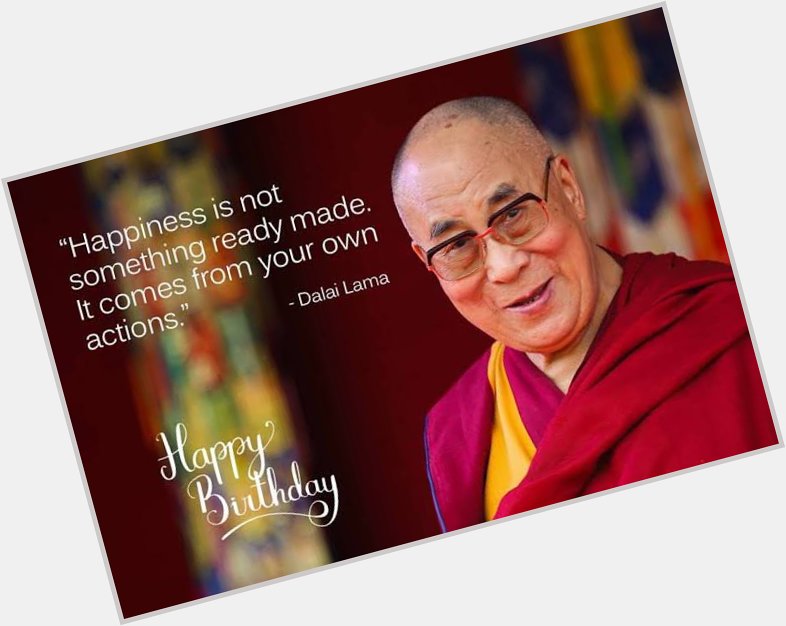 Happy 84th Birthday to his holiness the 14th Dalai Lama, Nobel Peace Prize awardee. 
