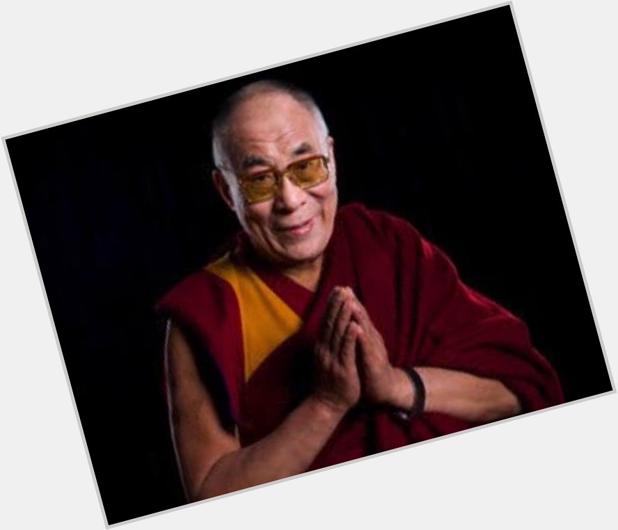 His Holiness The Dalai Lama
Wishing you a healthy year ahead 
Happy birthday!      
