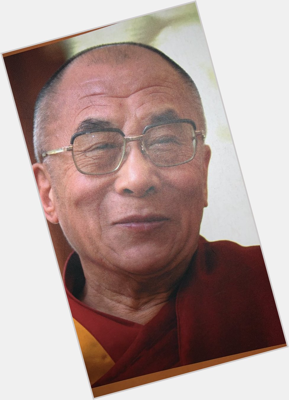 Happy birthday to his holiness the Dalai Lama   the living Buddha     