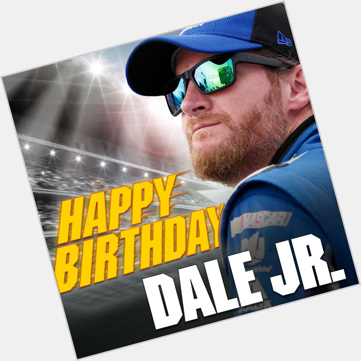 Whether you think of him as Number 8 or Number 88, he turns 45 today. Happy birthday, Dale Earnhardt Jr.! 