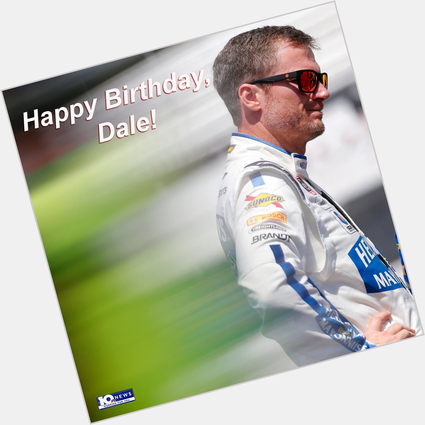 A happy 45th birthday to semi-retired NASCAR driver Dale Earnhardt Jr.! 
