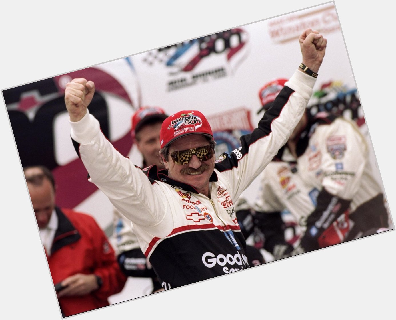A moment we\ll remember forever. Happy Birthday to the Intimidator, Dale Earnhardt. 